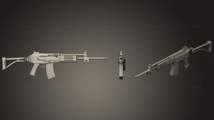 Weapon (Galil, WPN_0225) 3D models for cnc